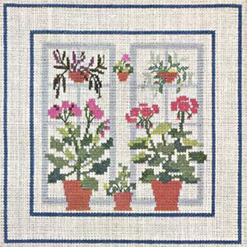 完成品》フレメ 窓辺のスケッチ クロスステッチ フレメカレンダーのご