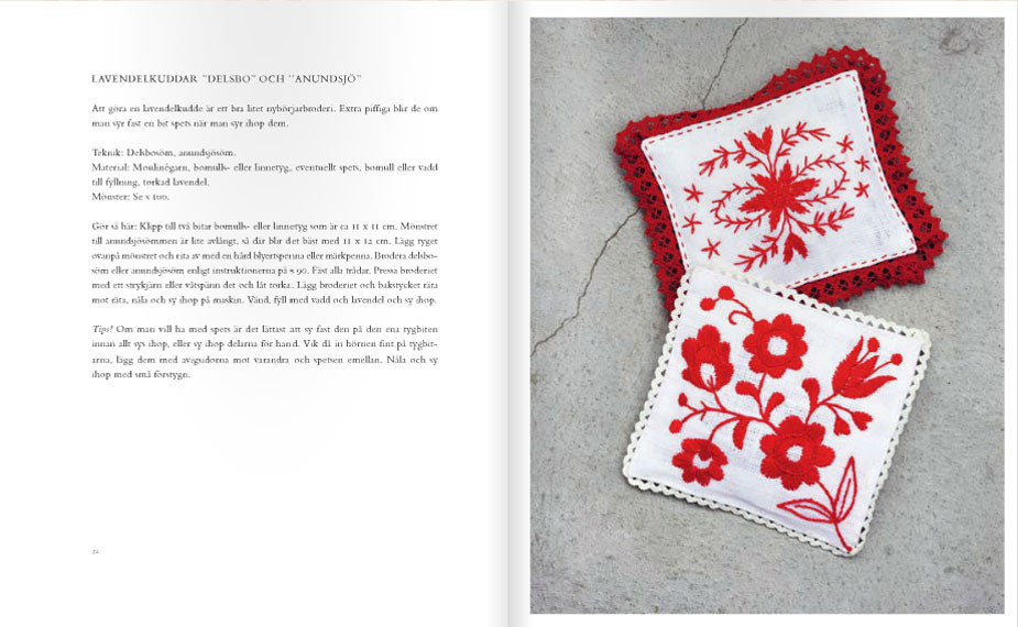 Book Karin Holmberg〕 Sma och stora broderier【在庫限りで廃